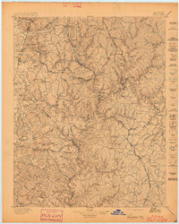 London 1897 topographic map thumbnail