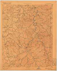 Manchester 1891 topographic map thumbnail