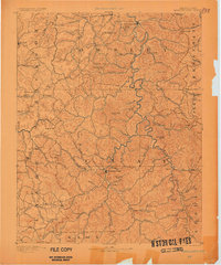 Manchester 1891 topographic map thumbnail