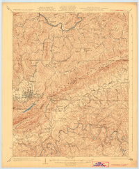 Middlesboro 1930 topographic map thumbnail