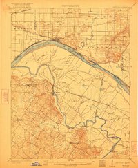 Newburg 1905 topographic map thumbnail