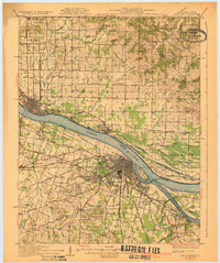 Paducah 1929 topographic map thumbnail