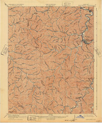 Prestonsburg 1918 topographic map thumbnail