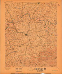 Richmond 1897 topographic map thumbnail