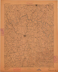 Richmond 1892 topographic map thumbnail