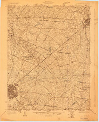 Lexington 1927 topographic map thumbnail