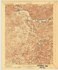 Little Muddy 1914 topographic map thumbnail