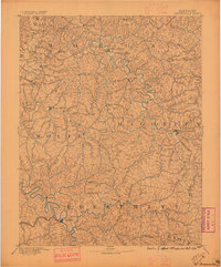 Salyersville 1891 topographic map thumbnail