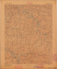 Salyersville 1891 topographic map thumbnail