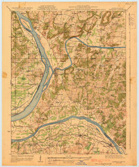 Smithland 1929 topographic map thumbnail