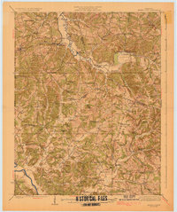 Spring Lick 1925 topographic map thumbnail
