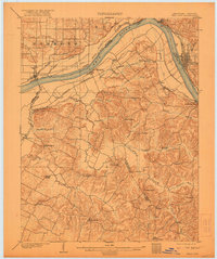 Tell City 1903 topographic map thumbnail