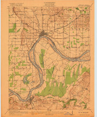 Uniontown 1917 topographic map thumbnail