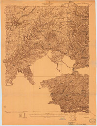 Waddy 1923 topographic map thumbnail