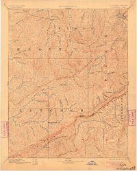 Whitesburg 1892 topographic map thumbnail