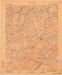 Williamsburg 1890 topographic map thumbnail