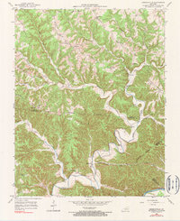Amandaville 1953 topographic map thumbnail