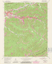 Benham 1954 topographic map thumbnail