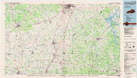 Bowling Green 1985 topographic map thumbnail