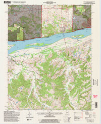 Cave-In-Rock 1996 topographic map thumbnail