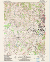 Cecilia 1992 topographic map thumbnail