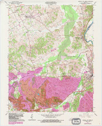 Central City West 1963 topographic map thumbnail