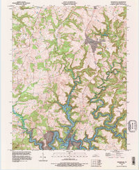 Kingswood 1993 topographic map thumbnail