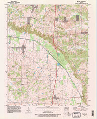 Melber 1993 topographic map thumbnail