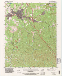 Mount Vernon 1993 topographic map thumbnail