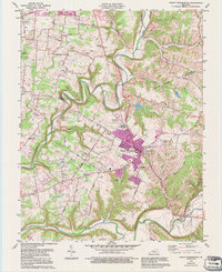 Mount Washington 1982 topographic map thumbnail