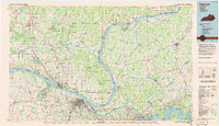 Paducah 1984 topographic map thumbnail
