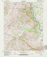 Spottsville 1971 topographic map thumbnail