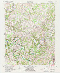Summersville 1961 topographic map preview
