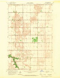 Ada NW 1965 topographic map thumbnail