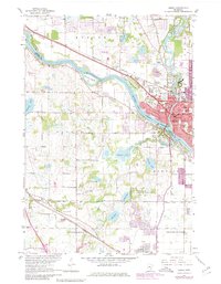 Anoka 1967 topographic map thumbnail
