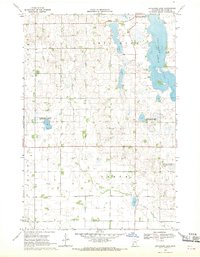 Artichoke Lake 1968 topographic map thumbnail