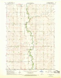 Ash Creek 1967 topographic map thumbnail