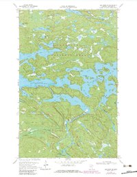 Ash River NE 1968 topographic map thumbnail