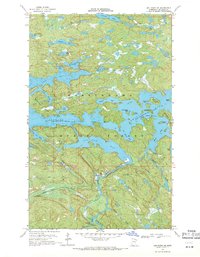 Ash River NE 1968 topographic map thumbnail