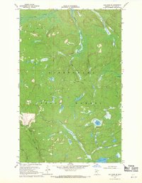 Ash River SE 1968 topographic map thumbnail