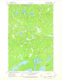Astrid Lake 1963 topographic map thumbnail