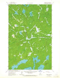 Astrid Lake 1963 topographic map thumbnail