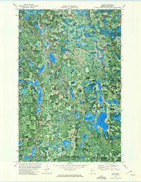Aure 1972 topographic map thumbnail