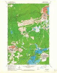 Aurora 1962 topographic map preview