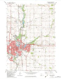 Austin East 1982 topographic map thumbnail