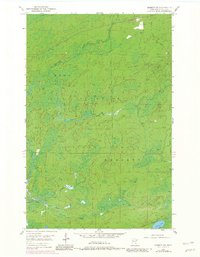 Babbitt SW 1951 topographic map thumbnail