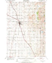 Barnesville 1952 topographic map thumbnail