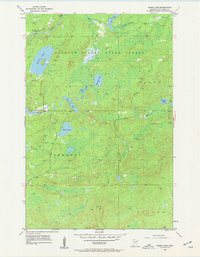 Barrs Lake 1954 topographic map thumbnail