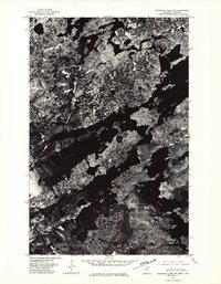 Basswood Lake SW topographic map thumbnail