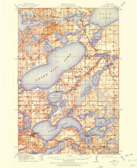 Battle Lake 1912 topographic map thumbnail